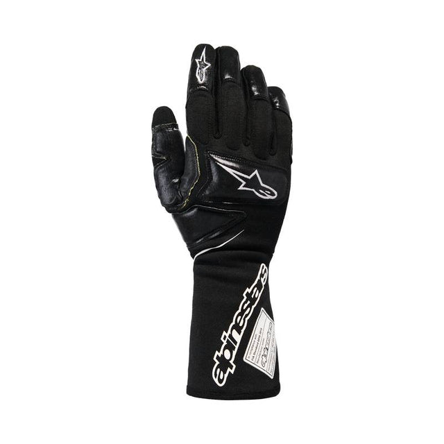 Alpinestars mekaniker handsker model Tech-M V2. Sort med hvid. Str. S-XXXL (7,5-11). FIA-8856-2018-godkendt