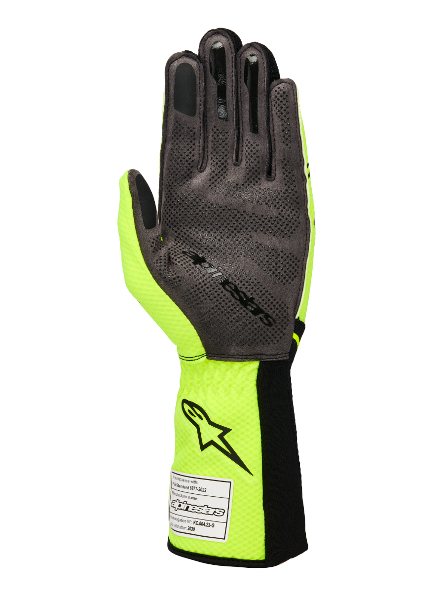 Alpinestars karting handsker model Tech-1 KX V4. Str. XXS-XXL (6,5-10). 7 farve muligheder. FIA-8877-2022-godkendt.