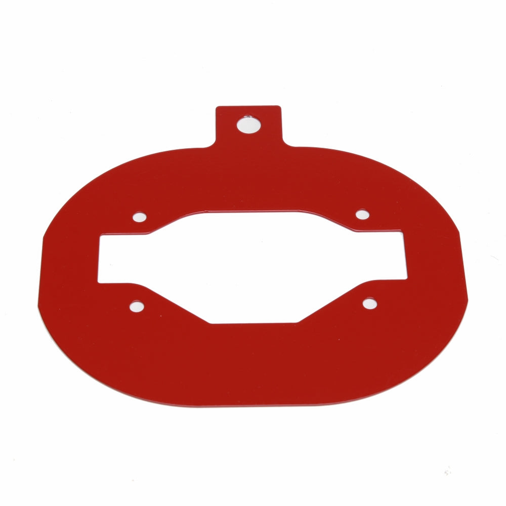 ITG bagplade til megaflow JC20 filtre. Passer på Weber DCA, DCN, DCNV, DCNVA and DCNVH.
