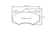 Pagid bremseklods S4346 RSL 1 (bedded)