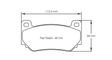 Pagid bremseklods S4349 RST 2E (bedded)