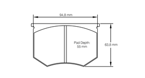 Pagid bremseklods S4508 RSH 29E