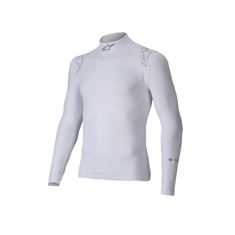 Alpinestars langærmet undertrøje model ZX Evo V3. 4 farvemuligheder. Str. XS-XXL. FIA-8856-2018-godkendt