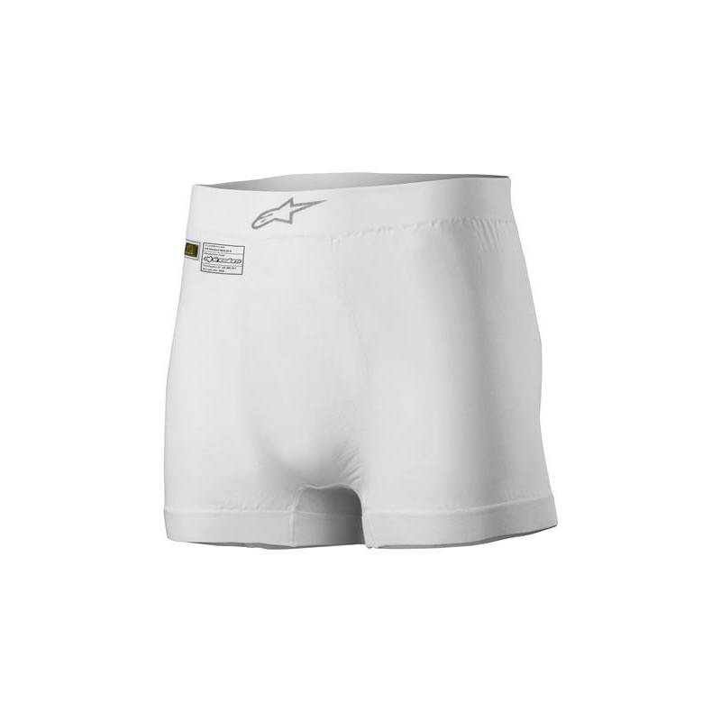 Alpinestars boxershorts model Tech ZX. Sort eller hvid. Str. S-L. FIA-8856-2018-godkendt