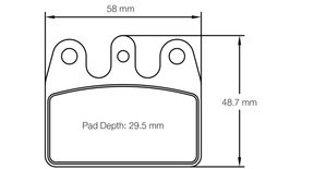 Pagid bremseklods S5100 K 2