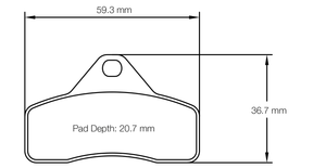 Pagid bremseklods S5102 K 2