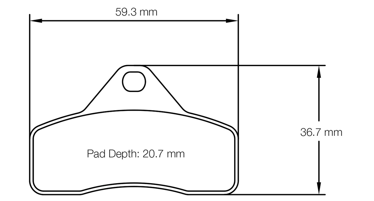 Pagid bremseklods S5102 K 1