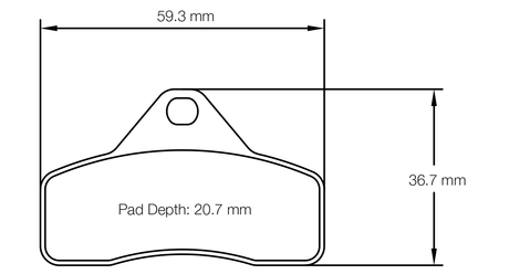 Pagid bremseklods S5102 K 1