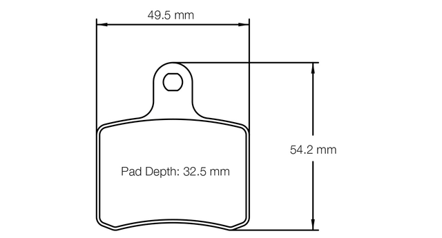 Pagid bremseklods S5103 K 2