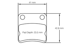 Pagid bremseklods S5106 K 1