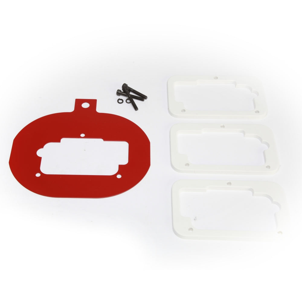 ITG bagplade til megaflow JC20 filtre. Passer på Weber 40 DFA, DFAV, 40 DFI.