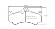 Pagid bremseklods S8004 RST 3 (bedded)