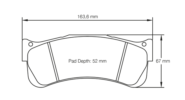 Pagid bremseklods S8038 RST 2E