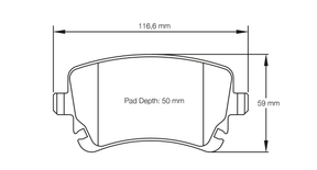 Pagid bremseklods S8039 RSC 1