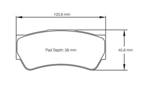 Pagid bremseklods S8049 RS 34 (bedded)