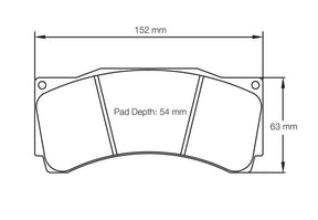 Pagid bremseklods S8250 RSX