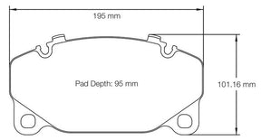 Pagid bremseklods S8286 RSC1