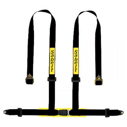 Sabelt 4 punkt sele 2"/2" incl. skulderpuder. ECE-godkendt. 3 farve muligheder