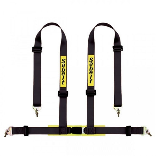 Sabelt 4 punkt sele 2"/2" incl. skulderpuder. ECE-godkendt. 3 farve muligheder