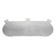 ITG bagplade til megaflow JC40 filtre. Blank plade til at at skære huller i. Aluminium