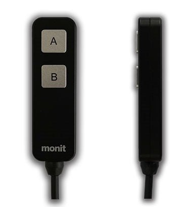 Monit 2-knap fjernbetjening