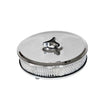 Luftfilter til Weber 32/36 DGV/DGAV/DGEV og 38 DGMS/DGAS/DGES med forkromet dæksel. 65mm høj