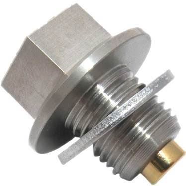 Gold plug magnetisk bundprop 12mm x 1,25 gevind