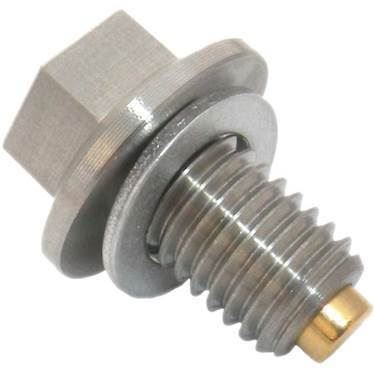 Gold plug magnetisk bundprop 12mm x 1,75 gevind