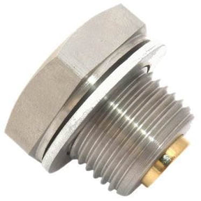 Gold plug magnetisk bundprop 18mm x 1,5 gevind
