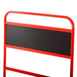 B-G Racing skilteplade til standard pitboard i sort PVC