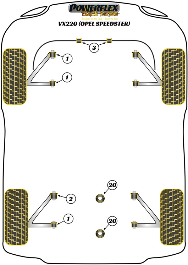VX220 (Opel Speedster) - Race diagram