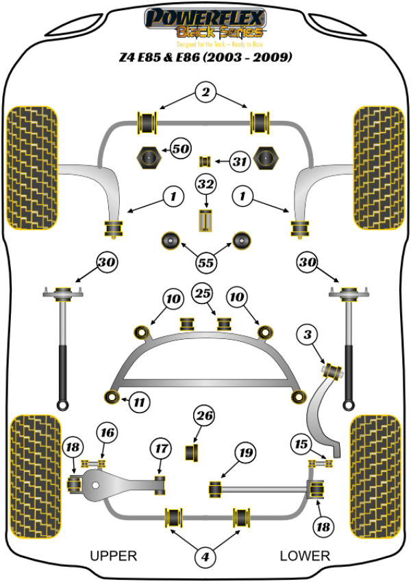 Z4 E85 & E86 (2003-2009) - Race diagram