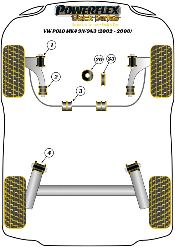 Polo MK4 9N/9N3 (2002 - 2008) - Race diagram