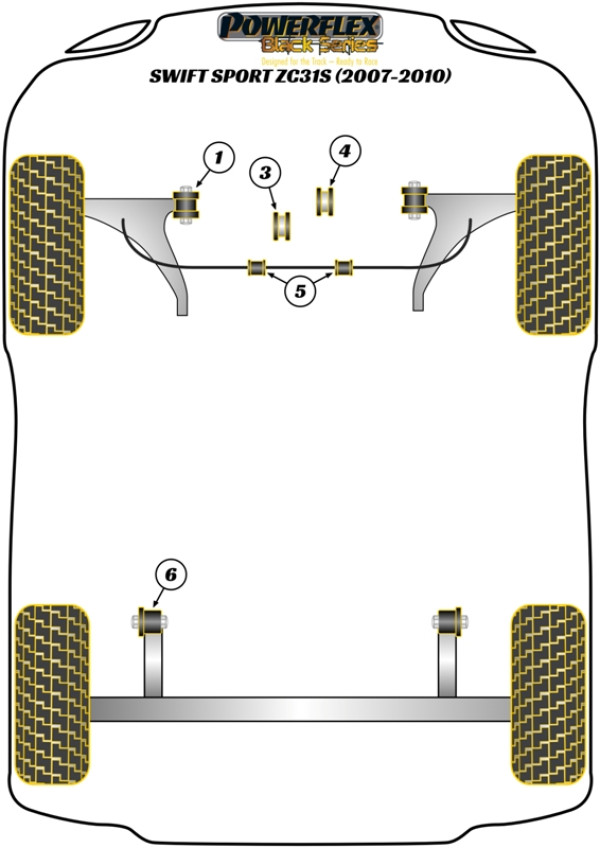 Swift Sport MK2 (ZC31S) (2006 - 2010) - Race diagram