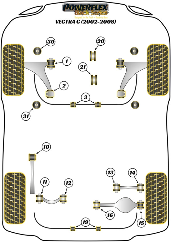 Vectra C (2002-2008) - Race diagram
