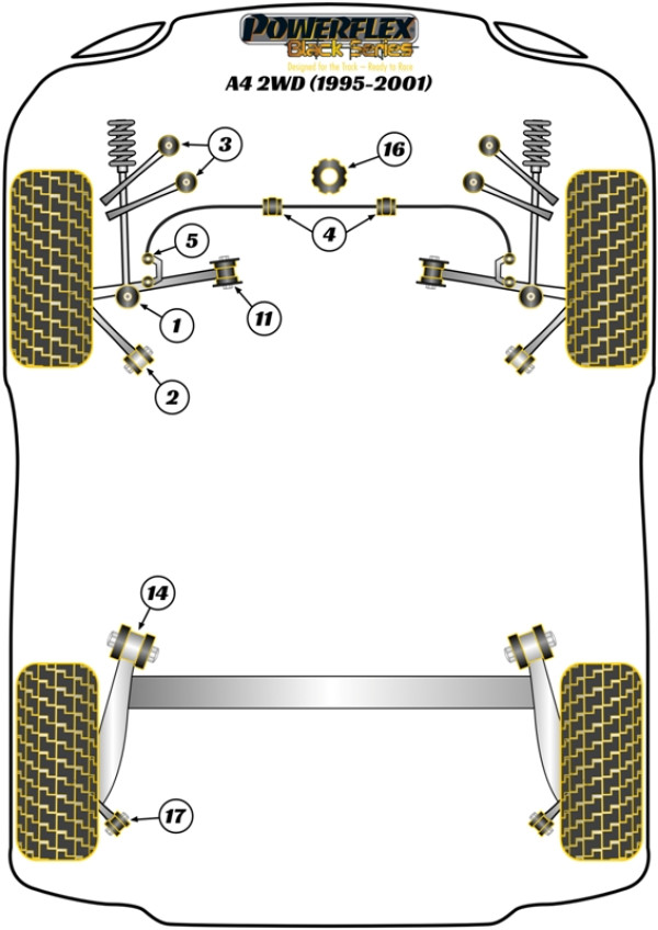 A4 2WD (1995-2001) - Race diagram
