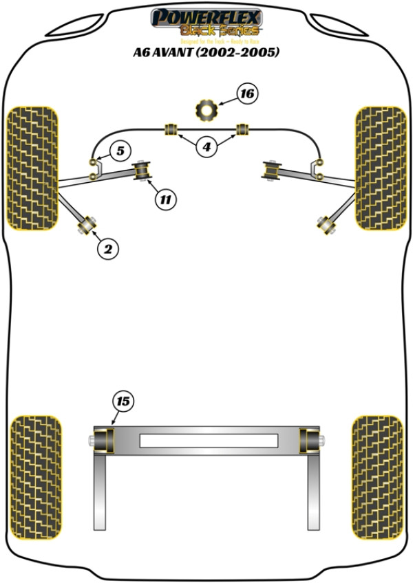 A6 Avant (2002 - 2005) - Race diagram