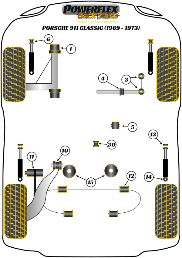 911 Classic (1969 - 1973) - Race diagram