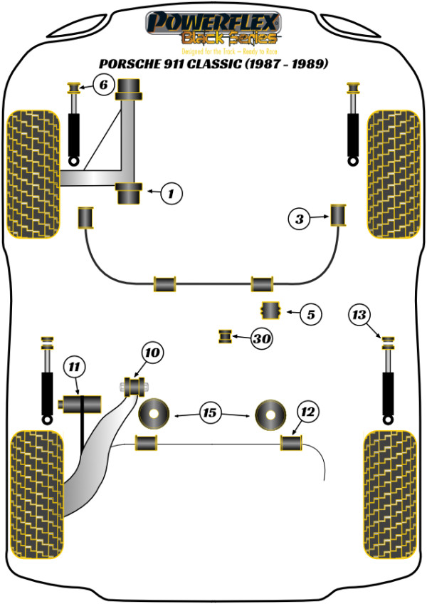 911 Classic (1987 - 1989) - Race diagram