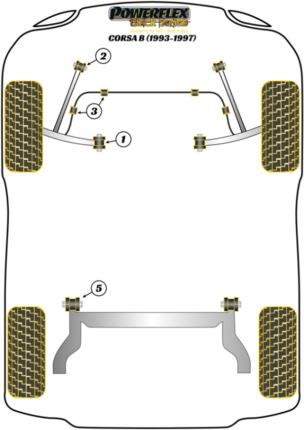Corsa B (1993-1997) - Race diagram