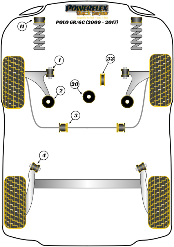 Polo MK5 6R/6C (2009 - 2017) - Race diagram