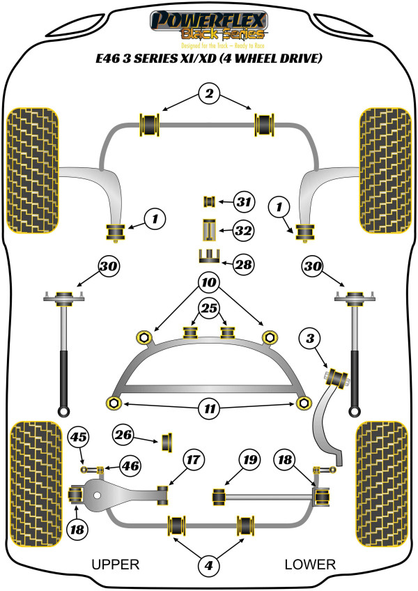E46 XI/XD (4WD) - Race diagram