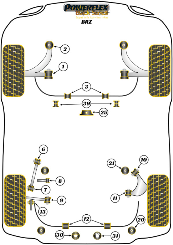 BRZ 1st Gen (2012 - 2021) - Race diagram