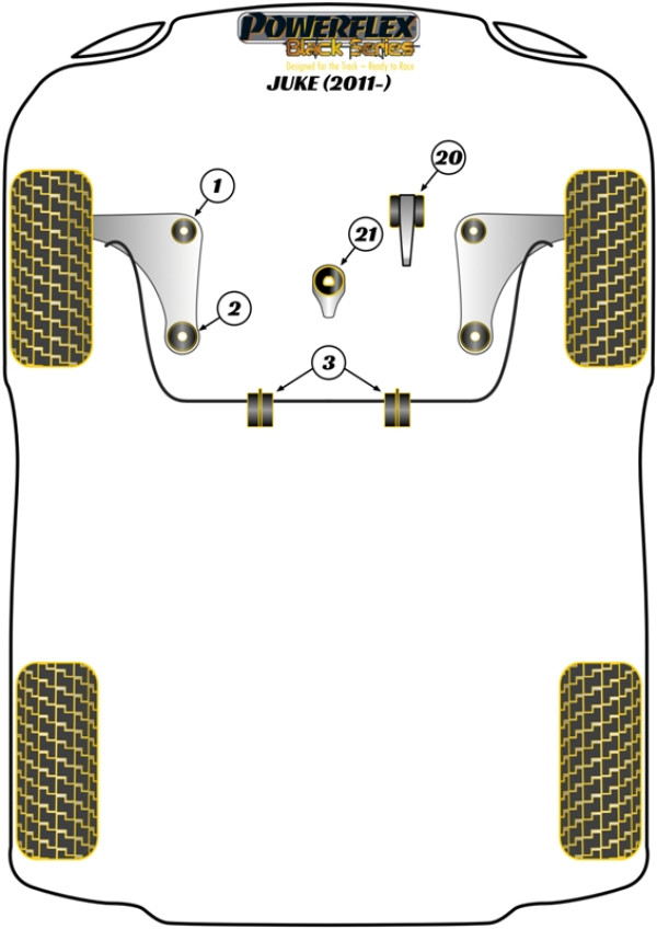 Juke (2011 on) - Race diagram