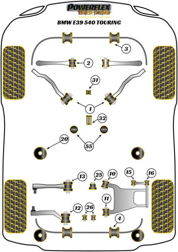 E39 540 TOURING - Race diagram