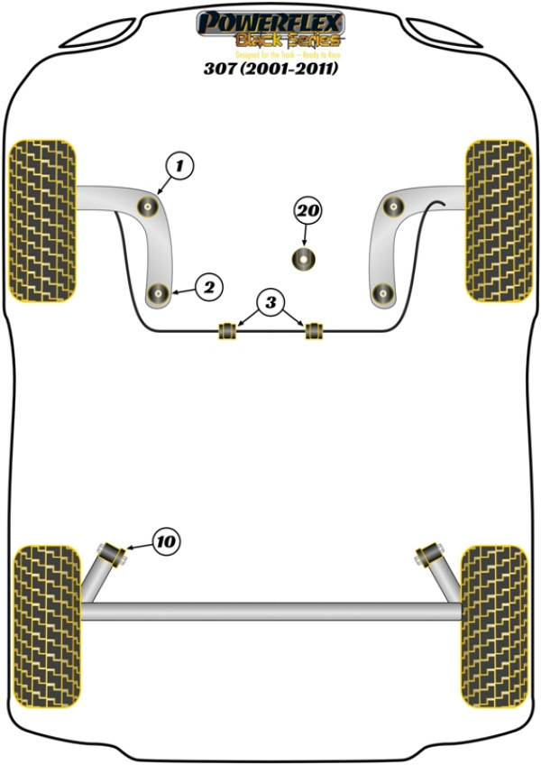 307 (2001-2011) - Race diagram