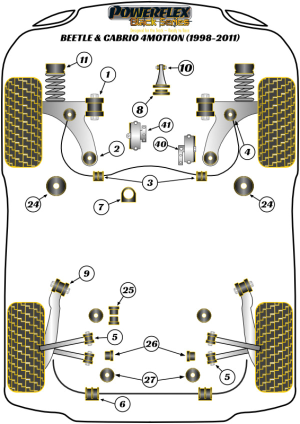 Beetle RSi 4Motion (2000 - 2003) - Race diagram