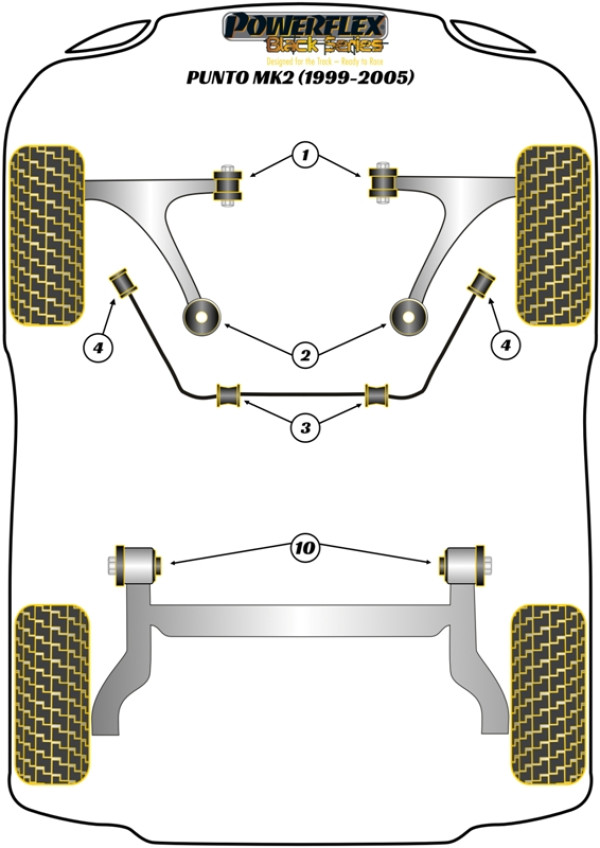 Punto MK2 (1999 - 2005) - Race diagram