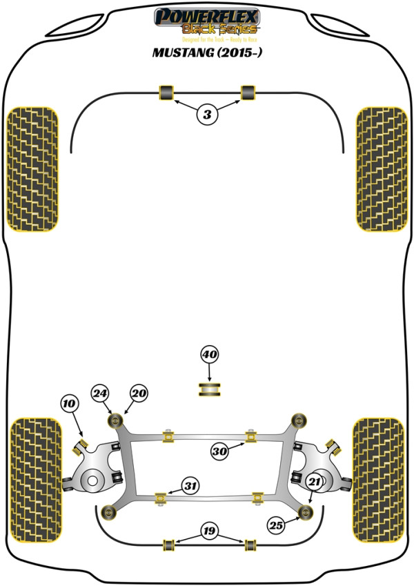 MUSTANG (2015-2023) - Race diagram