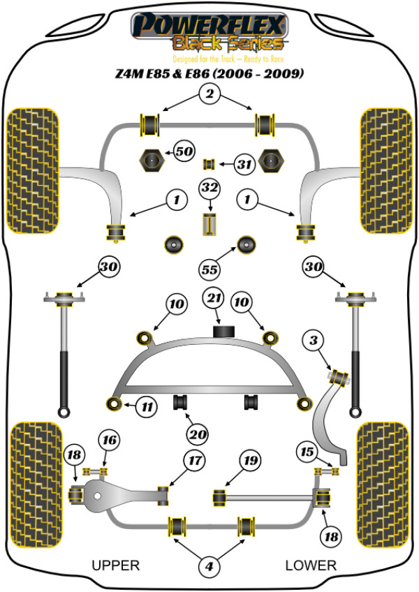 Z4M E85 & E86 (2006-2009) - Race diagram